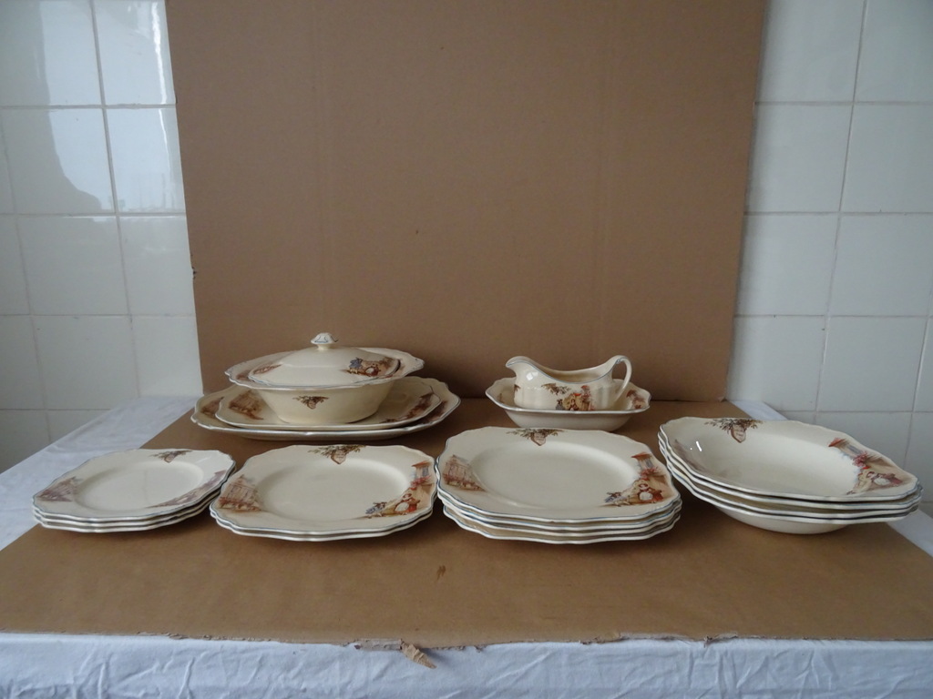 Antiek servies Sunshine J.&G. Meakin England - Afbeelding 18