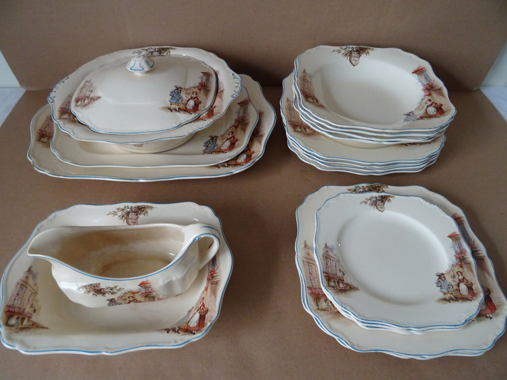 Antiek servies Sunshine J.&G. Meakin England