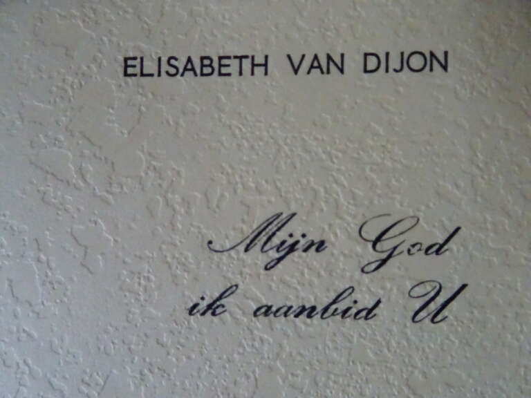 Alternative view of Elisabeth van Dijon Mijn God ik aanbid U