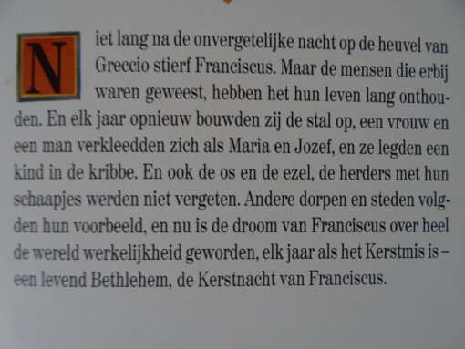 Joanna Cole De Kerstnacht van Franciscus
