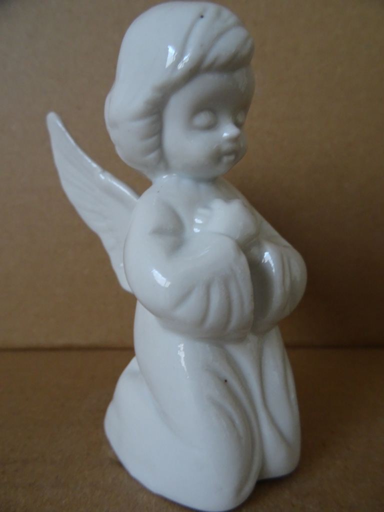 Beeldje engel van porselein 9cm - Afbeelding 9
