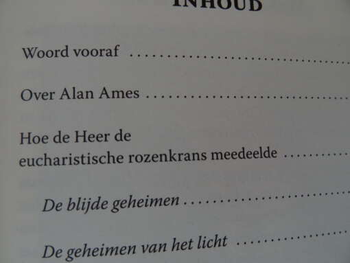 Alan Ames De eucharistische rozenkrans