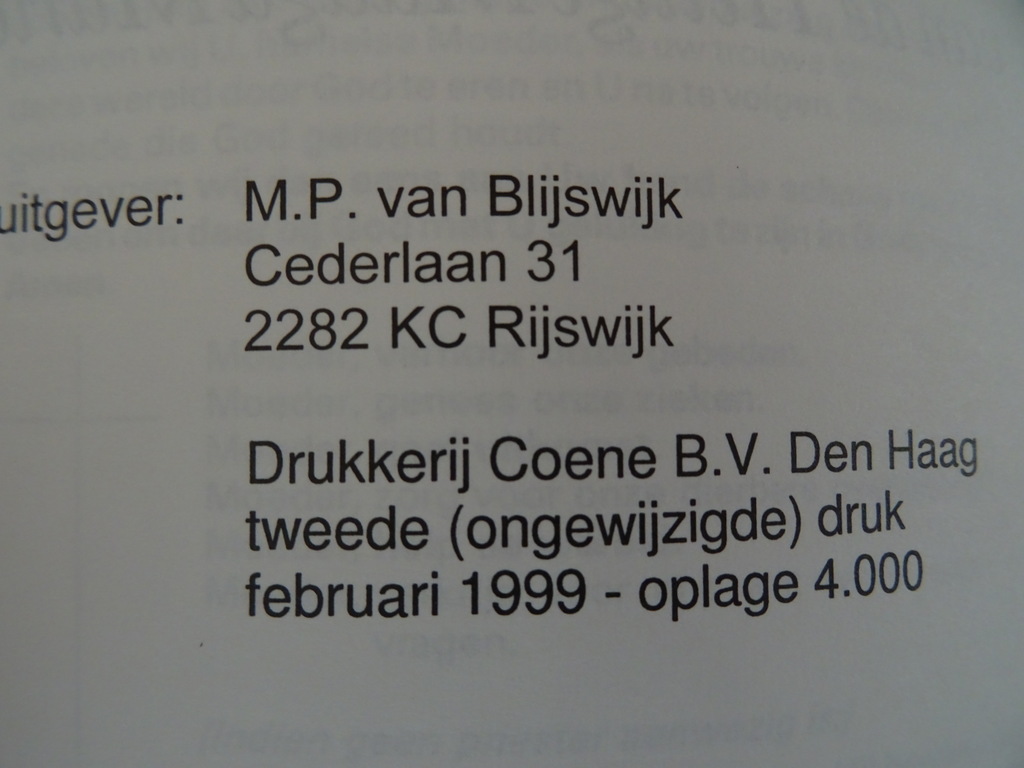M.P. van Blijswijk De Rozenkrans van de Heilige Maagd Maria - Afbeelding 8