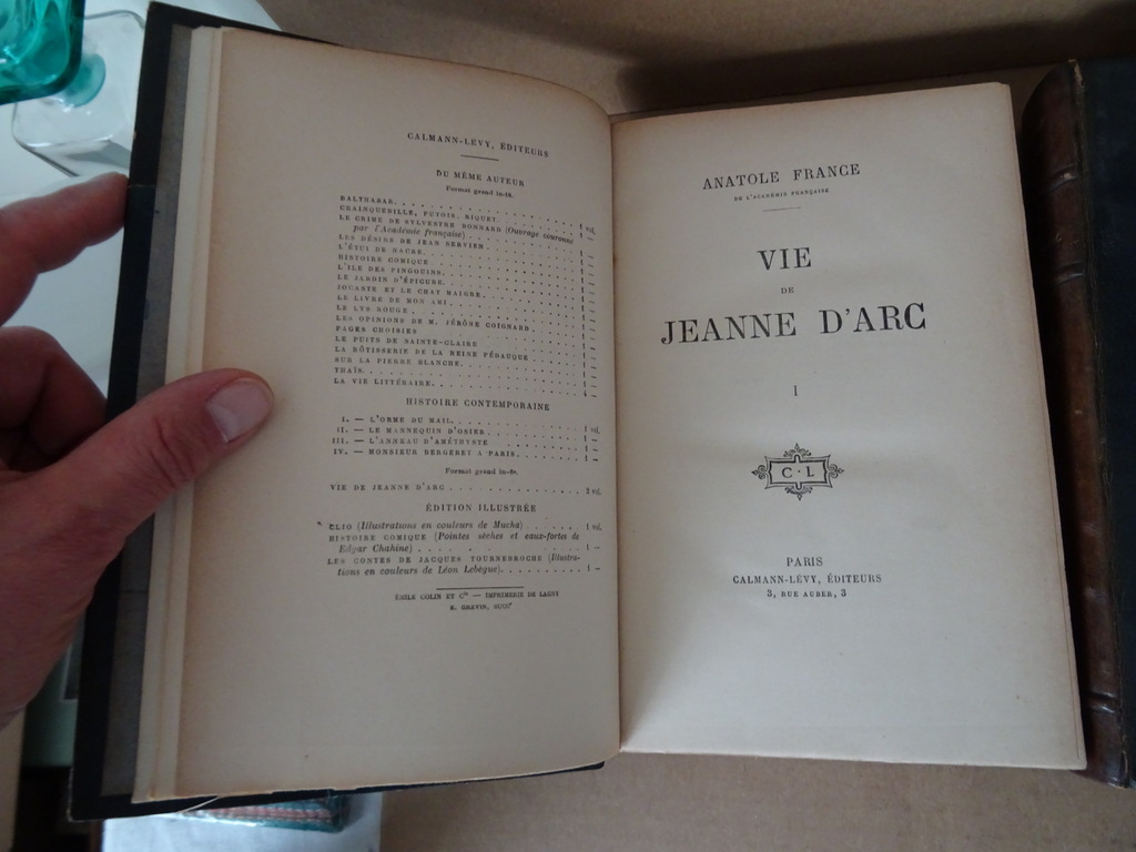 Anatole France Vie de Jeanne D'Arc 1908 - Afbeelding 10