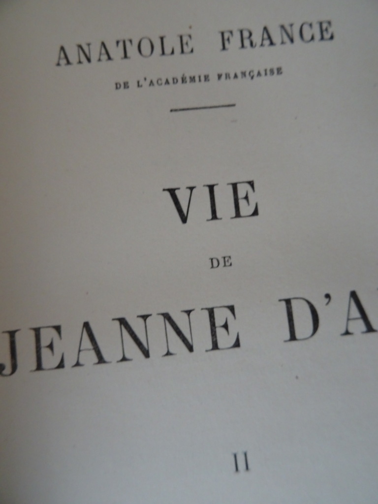 Anatole France Vie de Jeanne D'Arc 1908 - Afbeelding 28