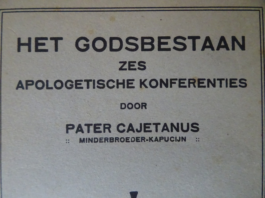 Het Godsbestaan Zes apologetische konferenties Het Godsbestaan Zes apologetische konferenties