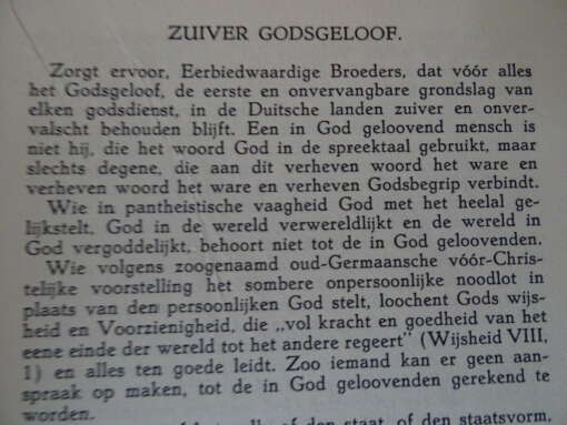 Encycliek van onzen Heiligen vader Pius XI