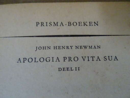 John Henry Newman Apologia Pro Vita Sua