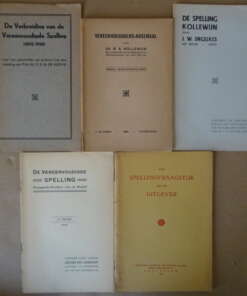Collectie antieke boekjes Spelling