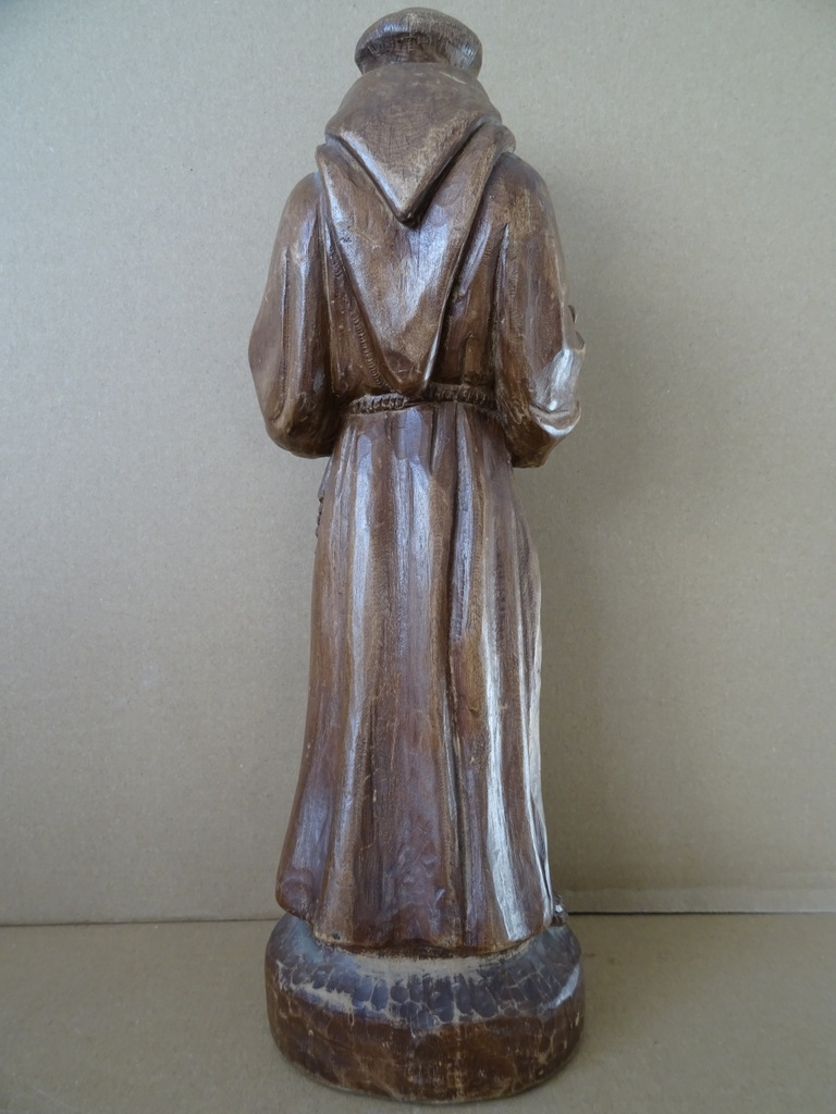 Houten beeld Heilige Antonius en Jezus 34cm - Afbeelding 13