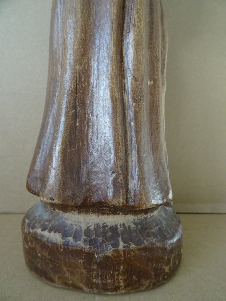 Houten beeld Heilige Antonius en Jezus 34cm - Afbeelding 16