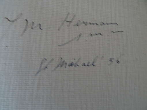 Dr. J.M. Hermans S.M.M. Maria's Middelaarschap gesigneerd