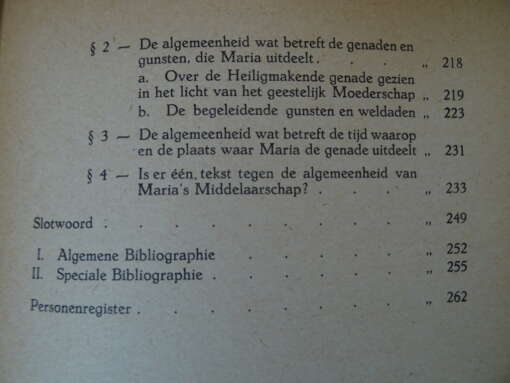 Dr. J.M. Hermans S.M.M. Maria's Middelaarschap gesigneerd