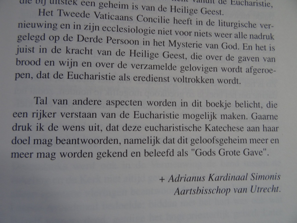 Jozef Horsthuis pr. De Eucharistie Gods Grote Gave - Afbeelding 5