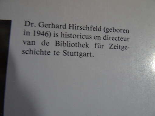 Gerhard Hirschfeld Bezetting en collaboratie
