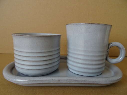 Vintage suiker en melk stel