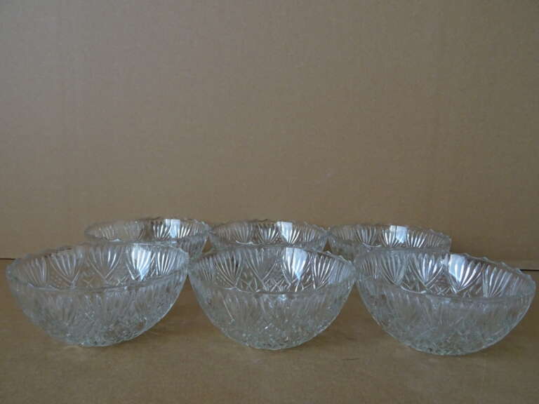 Alternative view of Vintage kristallen dessertschaaltjes Violetta Poland