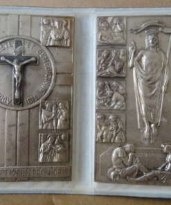 Antiek zilveren icoontjes kruiswegstaties