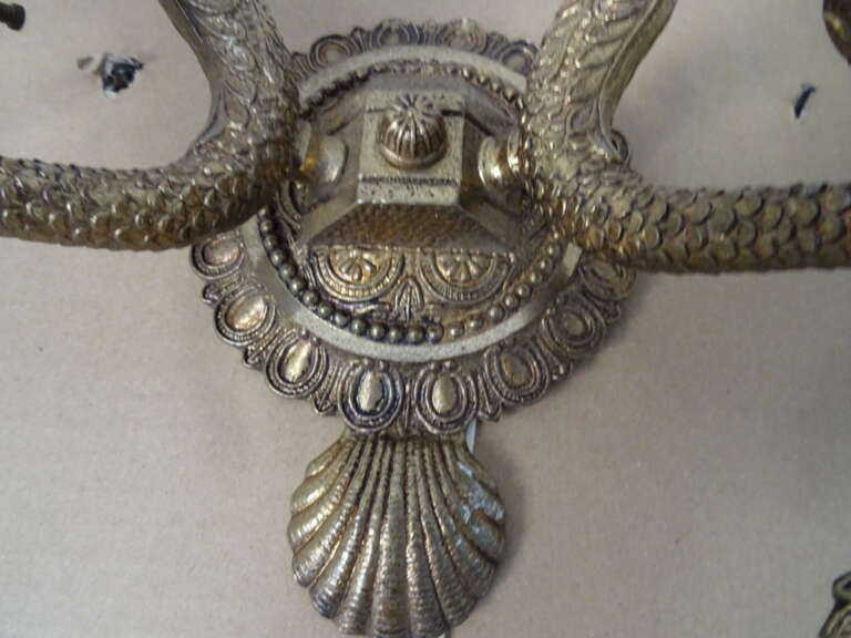 Alternative view of Koperen wandlamp verguld