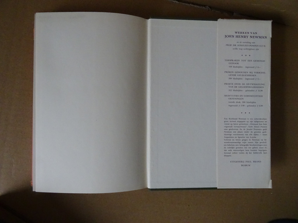 John Henry Newman Protestanten en katholieken John Henry Newman Protestanten en katholieken