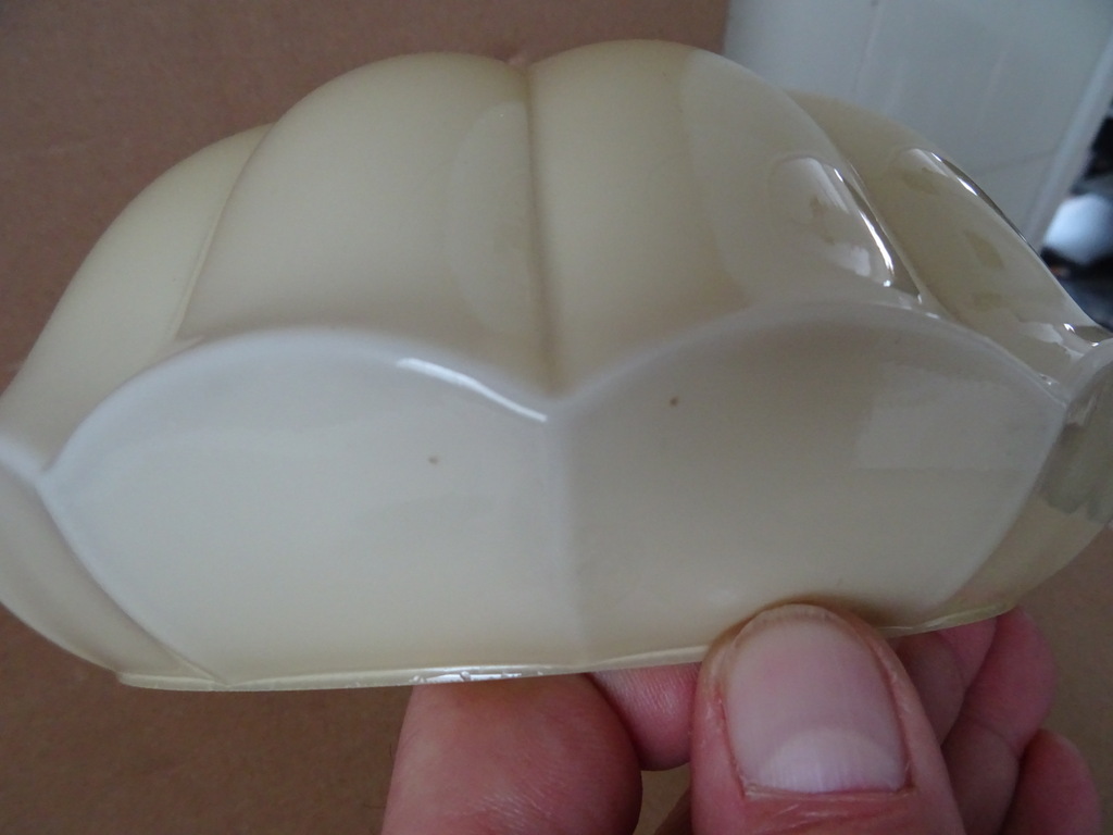 Antieke opaline glazen lampenkapjes - Afbeelding 10