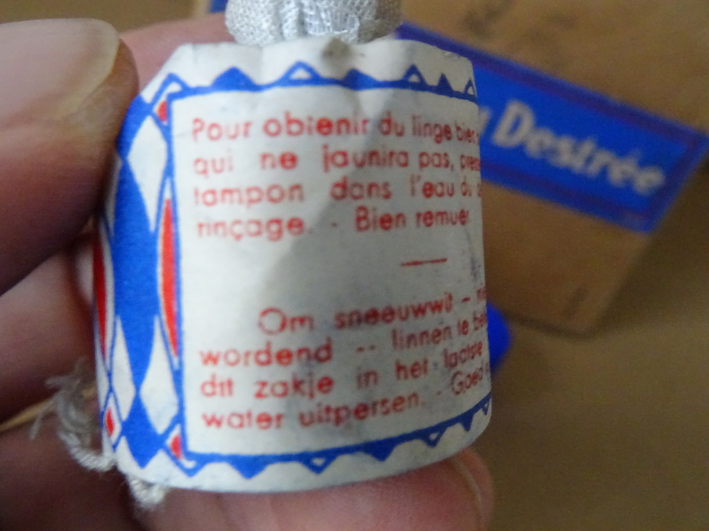 Collectie vintage wastabletten Blue Destrée - Afbeelding 4