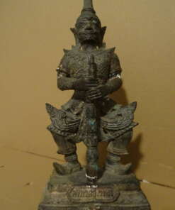 Bronzen beeld Poortwachter Thailand 32cm