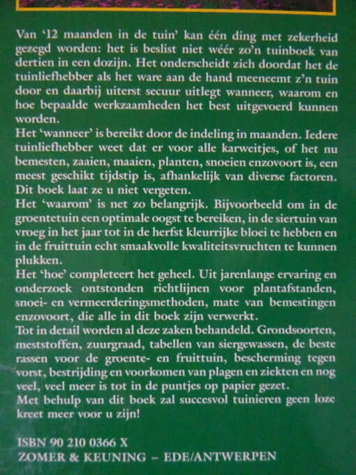 Johannes Höhne / Paul Gerhard Wilhelm 12 Maanden in de tuin