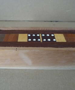Vintage houten dominospel