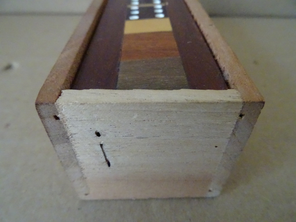 Vintage houten dominospel Vintage houten dominospel