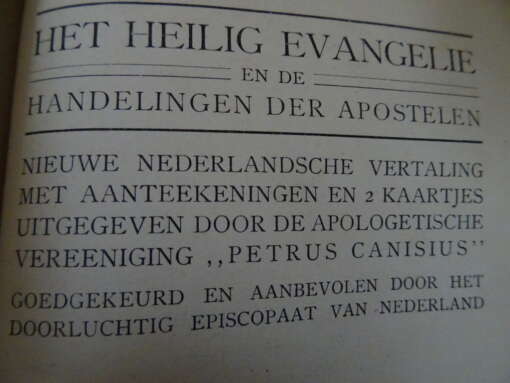 Het Heilig Evangelie en de handelingen der apostelen