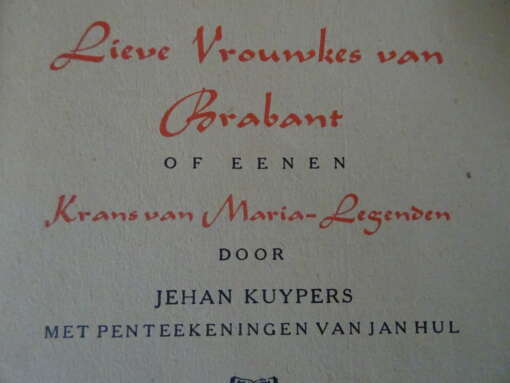 Jehan Kuypers Lieve Vrouwkes van Brabant