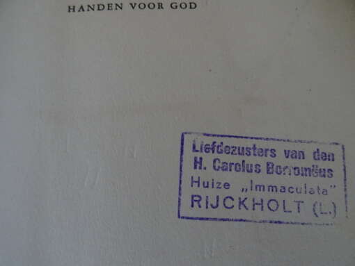 Hans Fischer-Barnicol Handen voor God