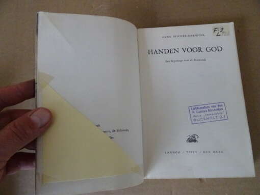 Hans Fischer-Barnicol Handen voor God