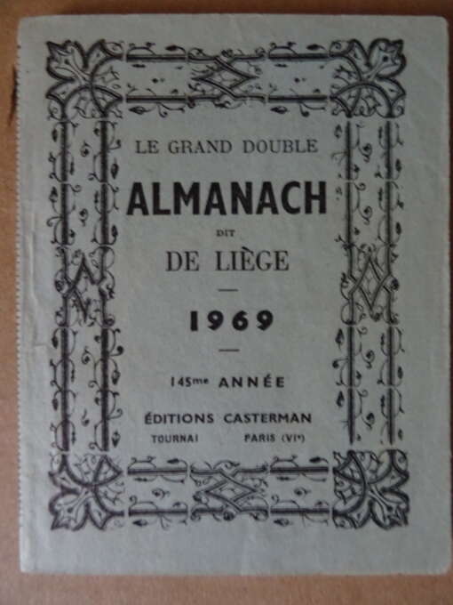 Le grand double almanach dit de Liège