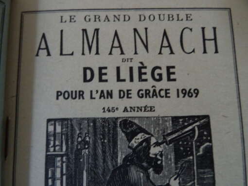 Le grand double almanach dit de Liège
