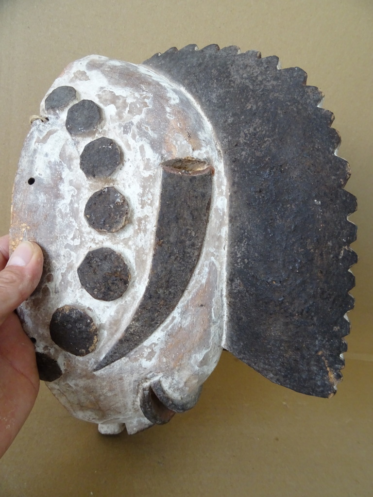 Houten Igbo masker Nigeria - Afbeelding 3