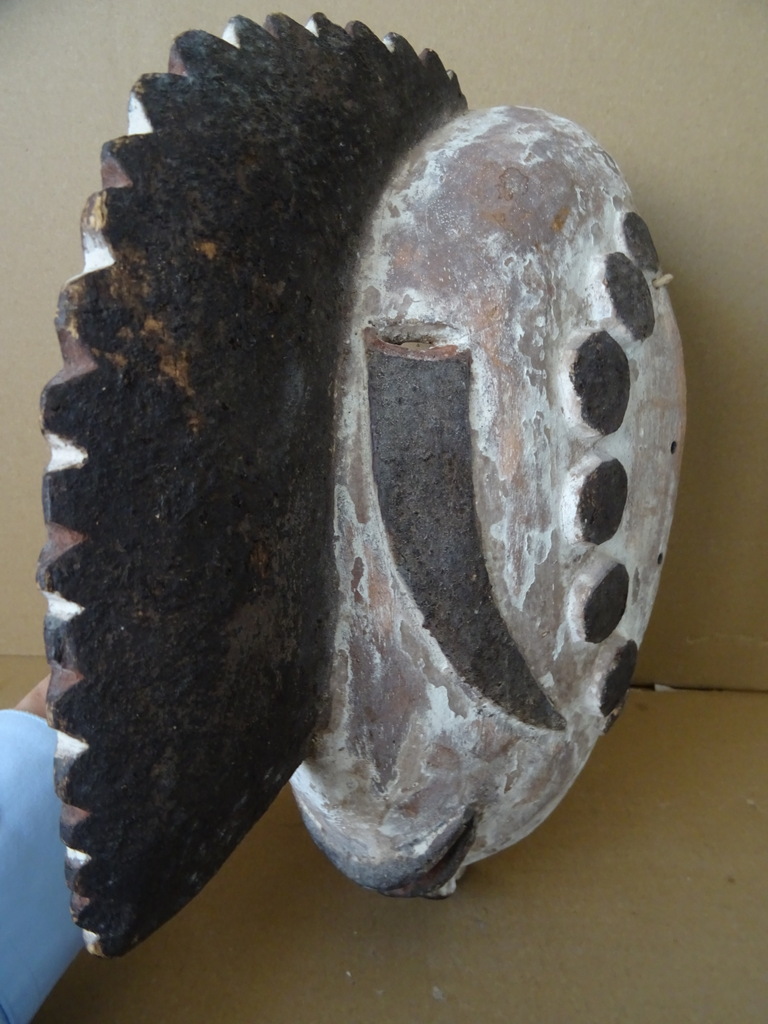 Houten Igbo masker Nigeria - Afbeelding 5