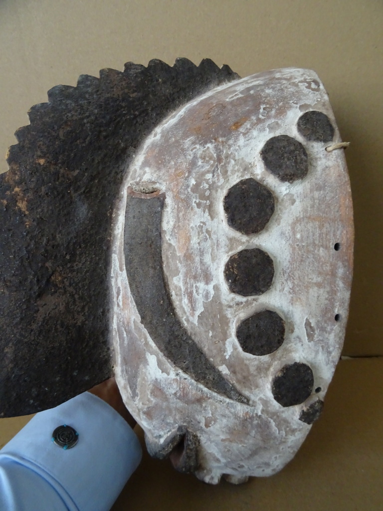 Houten Igbo masker Nigeria - Afbeelding 7