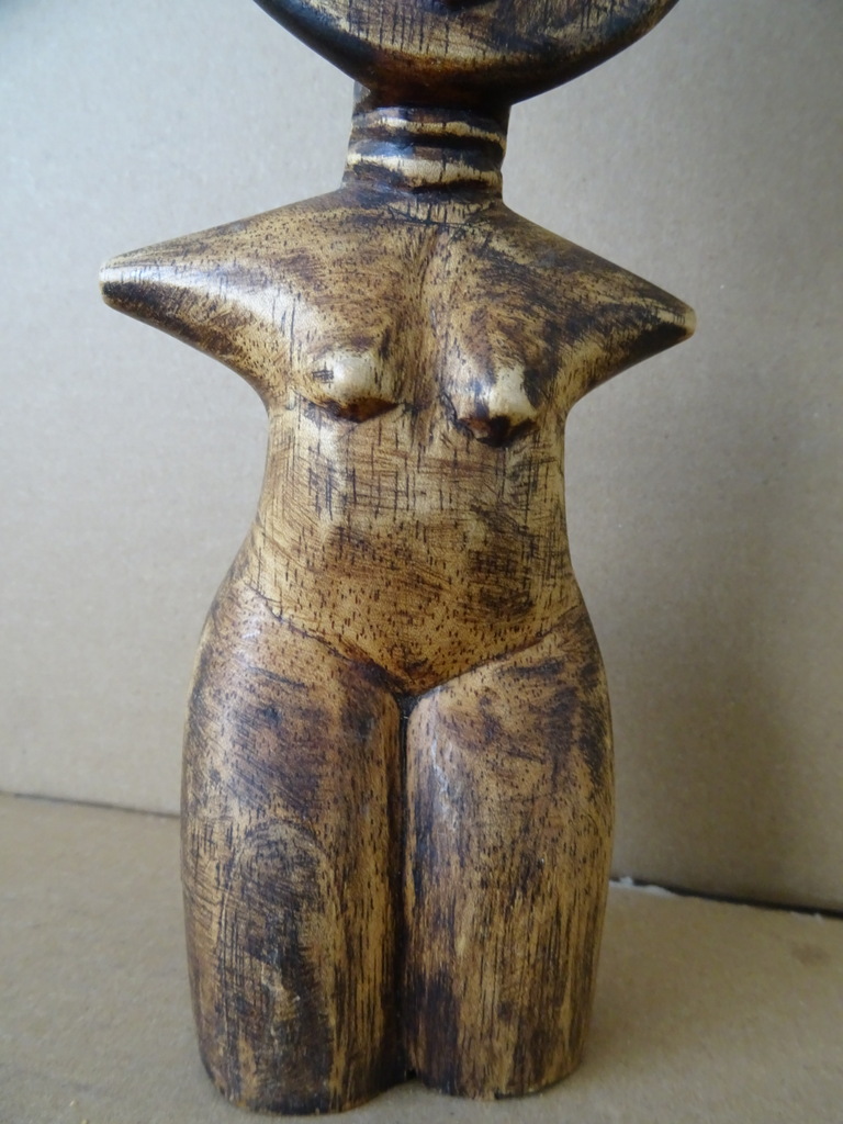 Ashanti vruchtbaarheidsbeeld 27 cm - Afbeelding 4