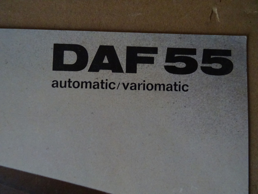 Promotieboekje Daf 55 automatic / variomatic - Afbeelding 2