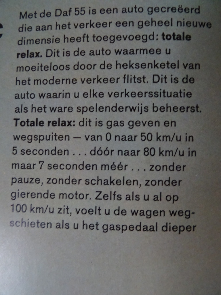 Promotieboekje Daf 55 automatic / variomatic - Afbeelding 6
