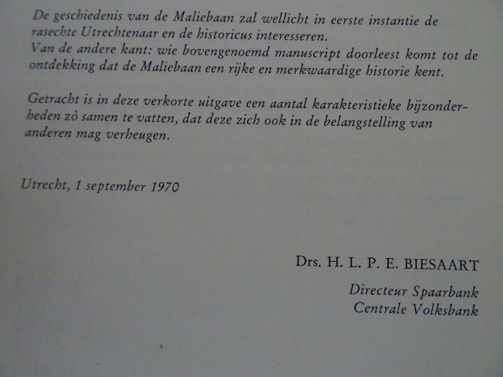 Louis Beumer Geschiedenis van de Utrechtse Maliebaan - Afbeelding 9