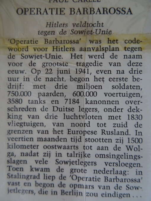 Paul Carell Operatie Barbarossa