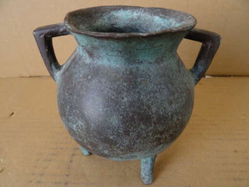 Bronzen pot 13cm