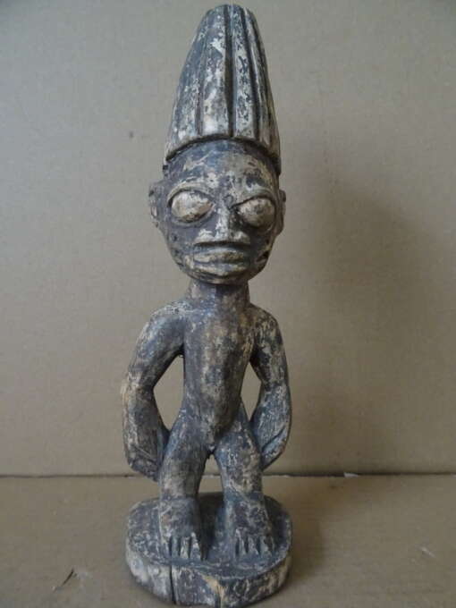 Vintage Yoruba ibeji beeldje Nigeria 27cm