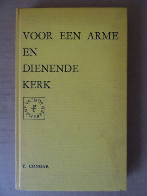 Y. Congar Voor een arme en dienende kerk
