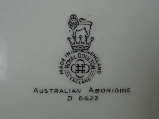 Bord Royal Doulton England Australian Aborigine