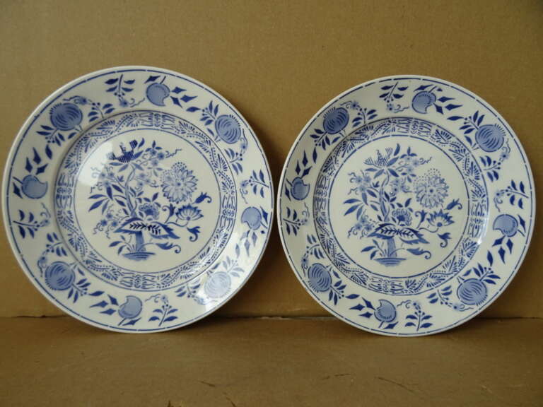 Antieke ontbijtbordjes Société Ceramique Maestricht