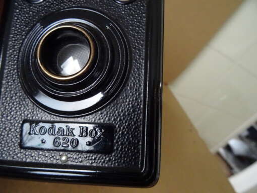 Antieke fotocamera Kodak Box 620
